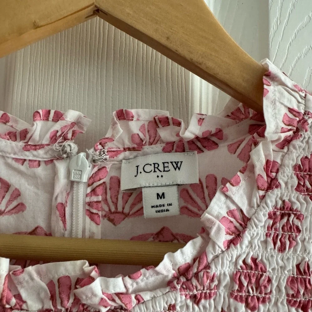J. Crew Mini Dress with Ruffle Hem Size M - Picture 7 of 11